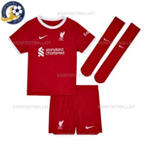 Liverpool Home Kids Football Kit