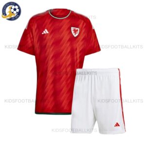 Wales Home Kids Football Kit 2022