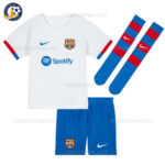 Barcelona Away Kids Football Kit 2023/24 (With Socks)