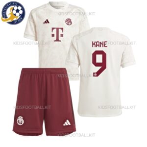 Bayern Munich Kane 9 Third Kids Football Kit 23 24