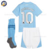 Manchester City Home Kids Kit Grealish 10
