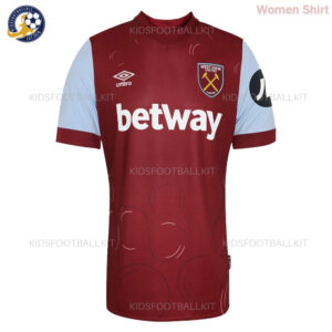 Westham Utd Home Women Football Shirt