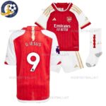 Arsenal Home Kids Football Kit 2023/24 G.JESUS 9 Printed (With Socks)