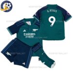 Arsenal Third Kids Football Kit 2023/24 G.JESUS 9 Printed (With Socks)