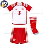 Bayern Munich Home Kids Football Kit 2023/24 (With Socks)