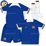 Chelsea Home Kids Football Kit 2023/24 (With Socks)