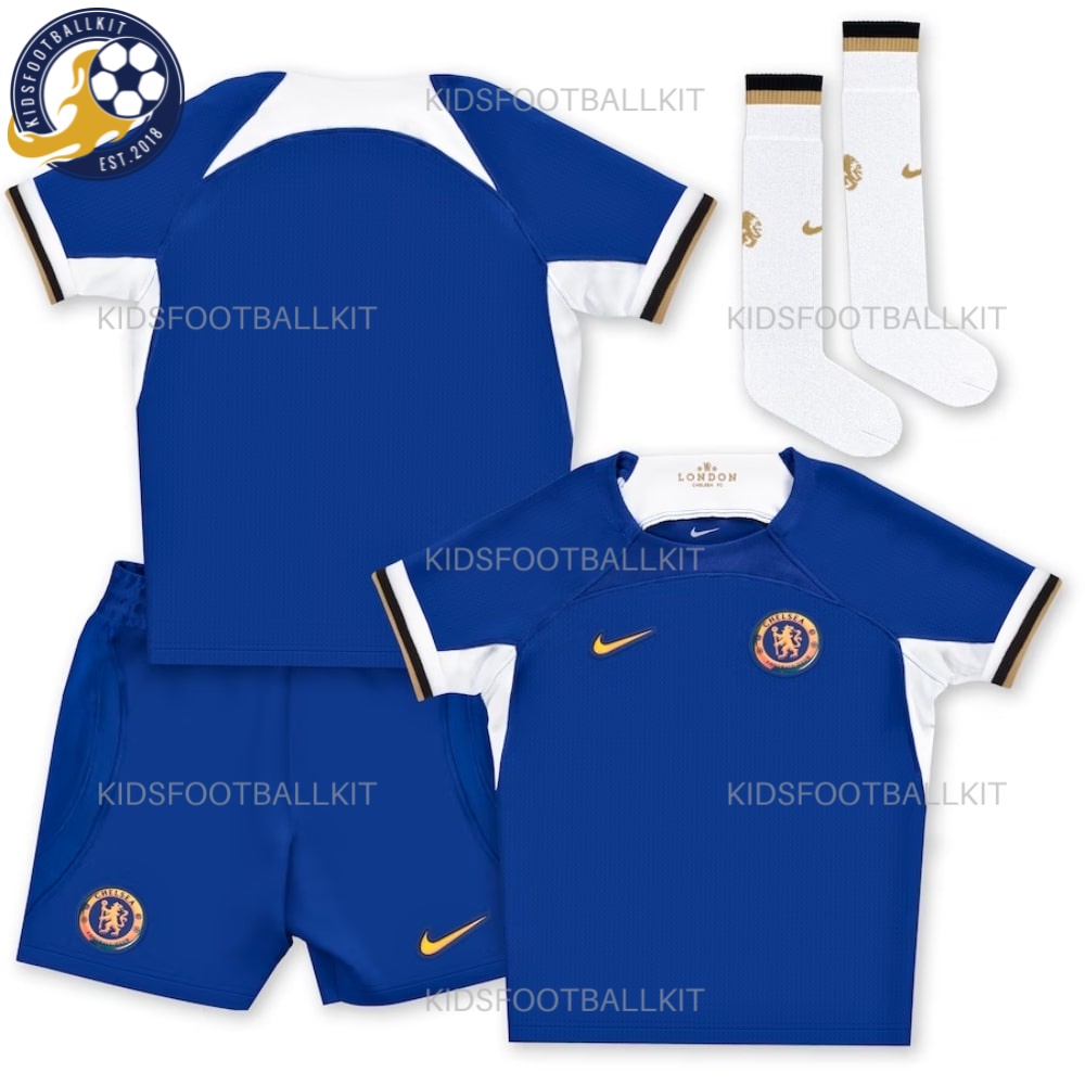 Chelsea Home Kids Football Kit 23/24 | Unbeatable Price 2024
