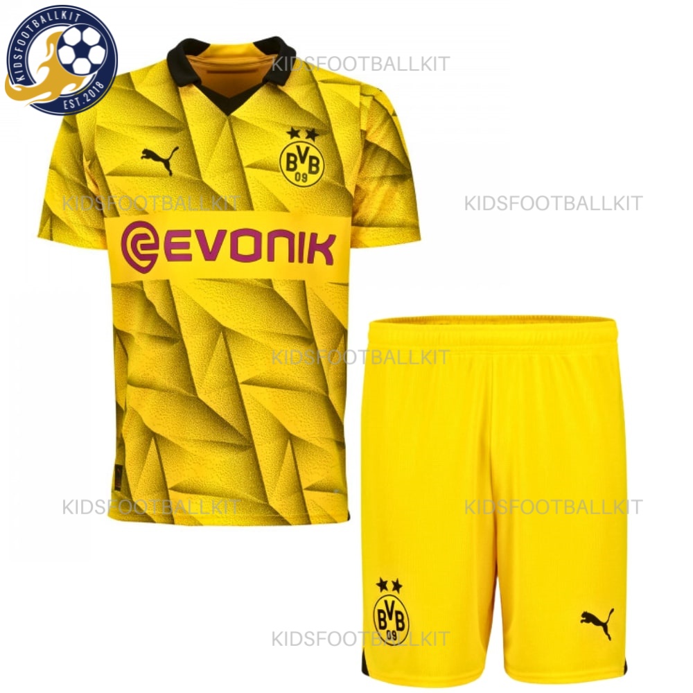Dortmund Third Kids Football Kit