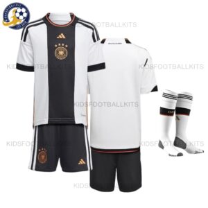 Germany Home Kids Football Kit 2022