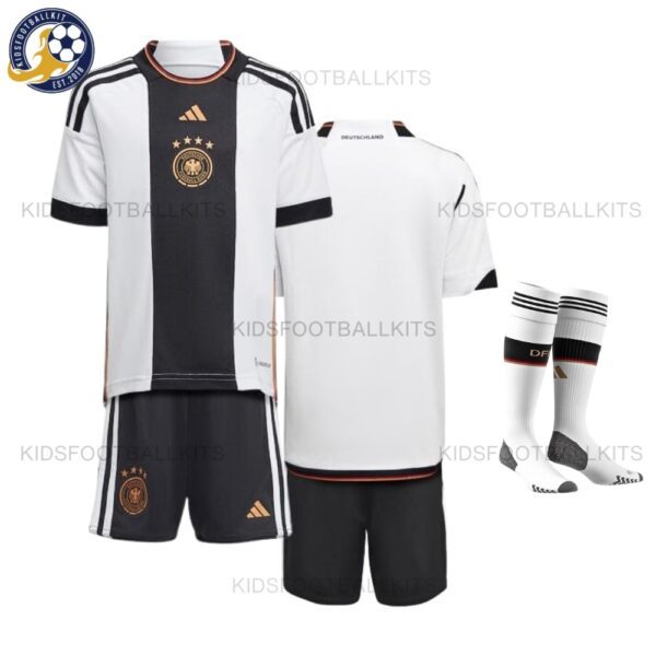 Germany Home Kids Football Kit 2022