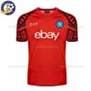 Napoli Red Pre-Match Training Men Football Shirt