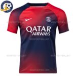 Paris Saint Germain Blue-Red Pre-Match Training Men Football Shirt 2023/24