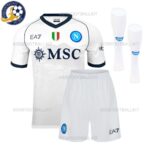SSC Napoli Away Kids Football Kit 2023/24 (With Socks)