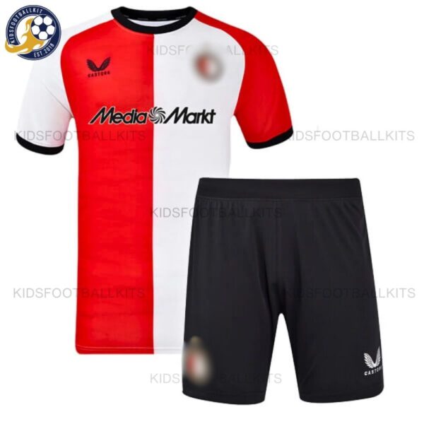 Feyenoord Home Kids Football Kit 2024_25 (No Socks)-front view-b