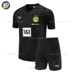Dortmund Training Black Kids Football Kit 2023/24 (No Socks)