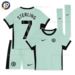 Chelsea Third Kids Football Kit 2023/24 STERLING 7 Printed (With Socks)