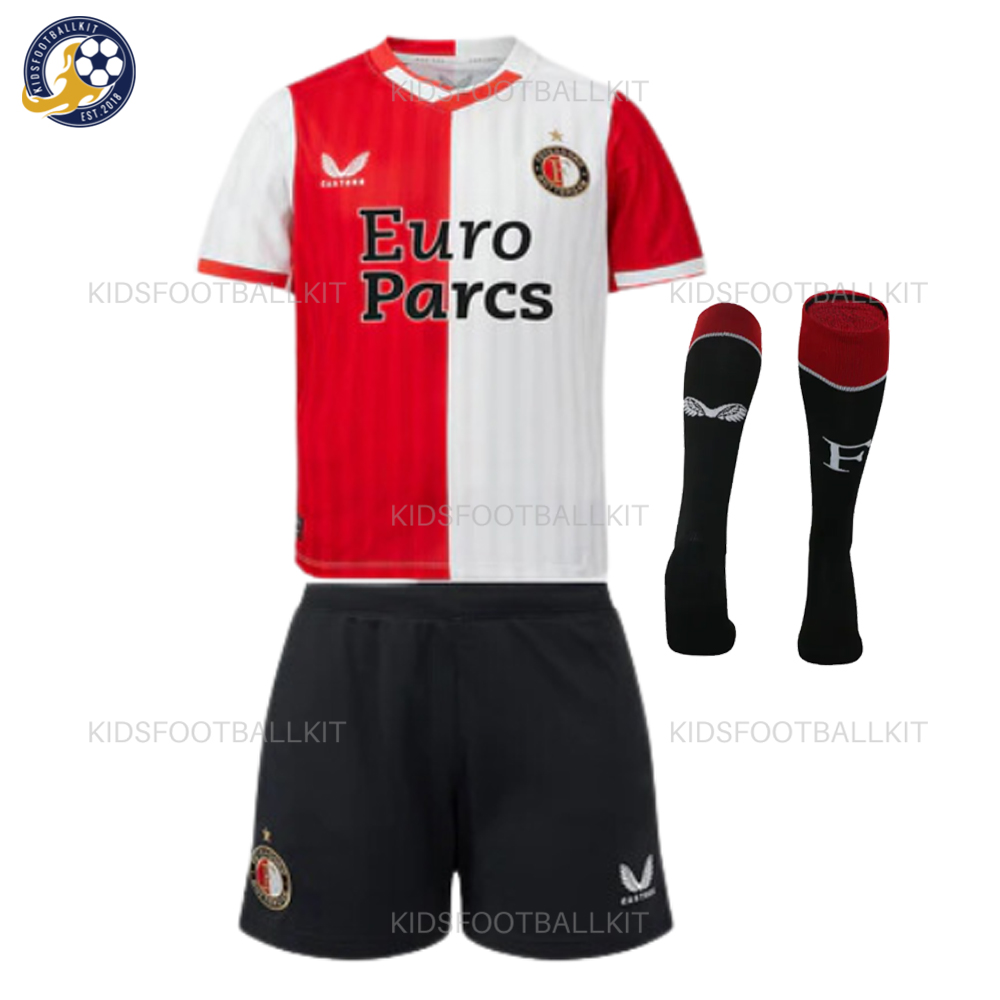 Feyenoord Home Kids Football Kit 2023/24