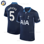 Tottenham Hotspur Away Men Football Shirt 2023/24 HOJBJERG 5 Printed