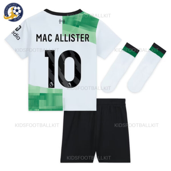 Liverpool Away Kids Kit MAC ALLISTER 10