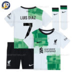Liverpool Away Kids Football Kit 2023/24 LUIS DÍAZ 7 Printed (With Socks)