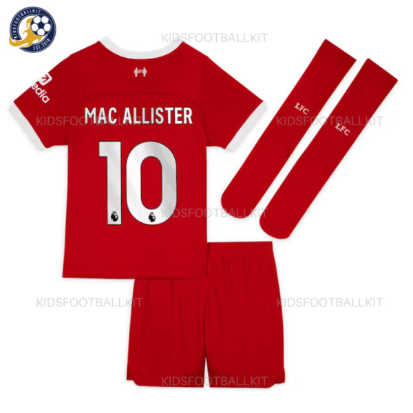 Liverpool Home Kids Kit MAC ALLISTER 10