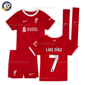 Liverpool Home Kids Kit LUIS DÍAZ 7