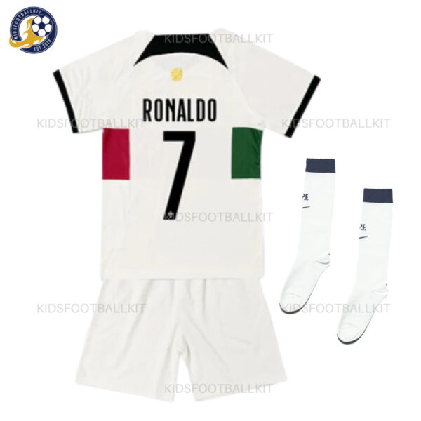Portugal World Cup Away Kids Kit Ronaldo 7