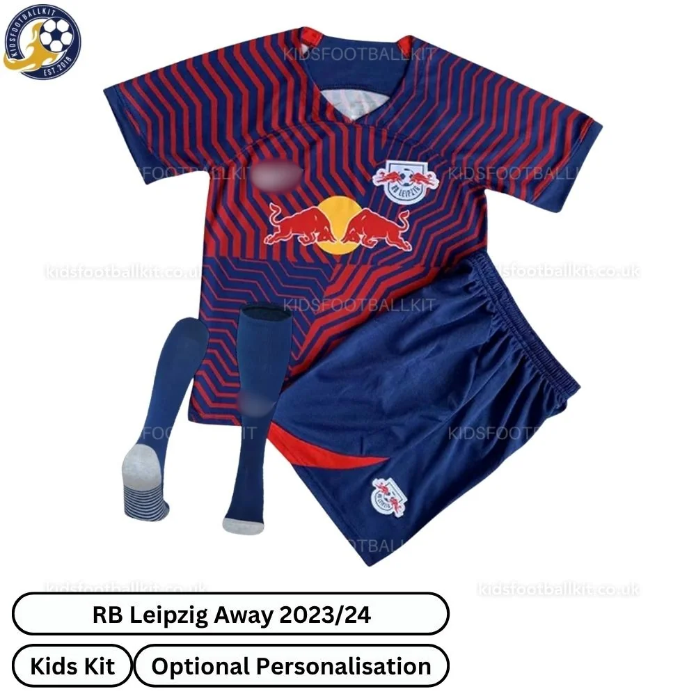 RB Leipzig Away Kids Football Kit 2023/24 (With Socks)