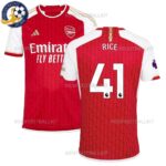 Arsenal Home Men Football Shirt 2023/24 RICE 41 Printed