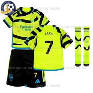 Arsenal Away Kids Kit 2023/24 Saka 7