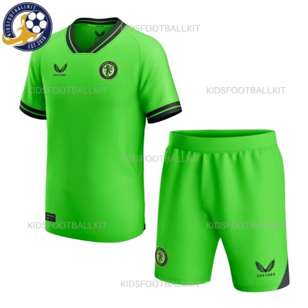 Aston Villa Away Goalkeeper Kids Kit