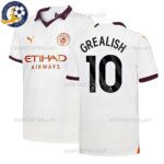 Manchester City Away Men Football Shirt GREALISH 10 Printed 2023/24