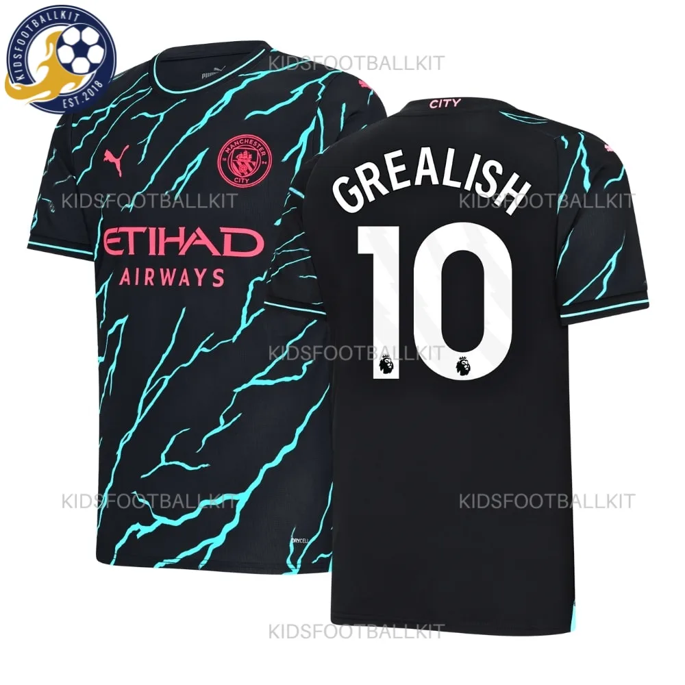 Manchester City Third Shirt Grealish 10 23/24 | Best Price 2025