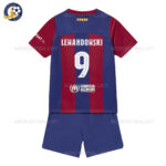 Barcelona Home Kids Kit LEWANDOWSKI 9