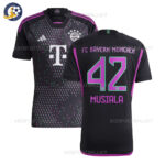 Bayern Munich Away Men Football Shirt 2023/24 MUSIALA 42 Printed