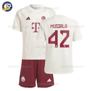 Bayern Munich Third Kids Kit Musiala 42