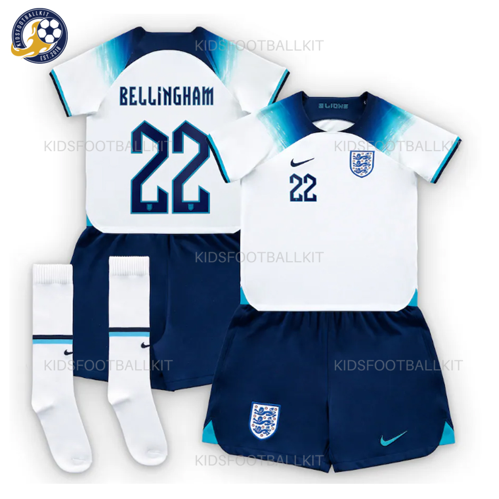 England Kids Home Football Kit BELLINGHAM 22