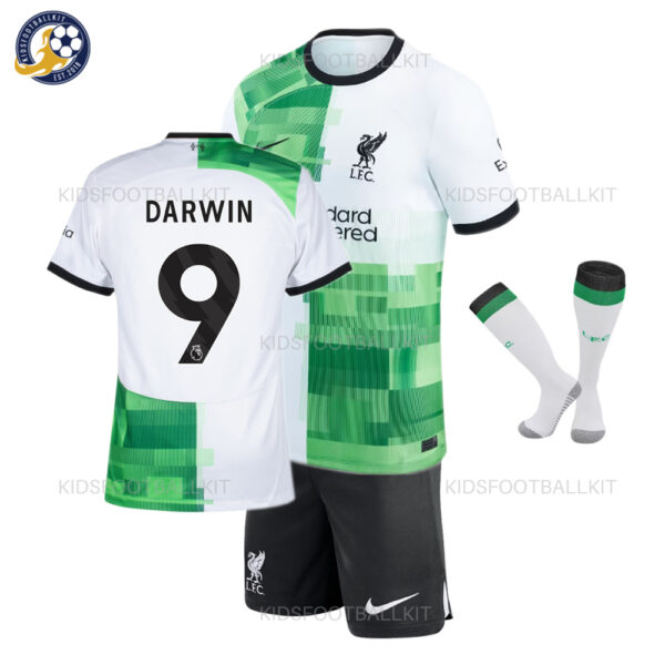 Liverpool Away Kids Kit Darwin 9