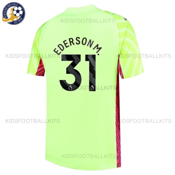 Manchester City Goalkeeper Kids Kit Ederson M 31