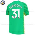 Manchester City Away Goalkeeper Kids Kit Ederson M 31