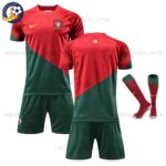 Portugal World Cup Kids Football Kit 2022 (With Socks)