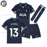 Tottenham Hotspur Away Kids Football Kit 2023/24 VICARIO 13 Printed (With Socks)