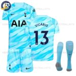 Tottenham Hotspur Goalkeeper Kids Football Kit 2023/24 VICARIO 13 Printed (With Socks)