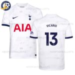 Tottenham Hotspur Home Men Football Shirt 2023/24 VICARIO 13 Printed