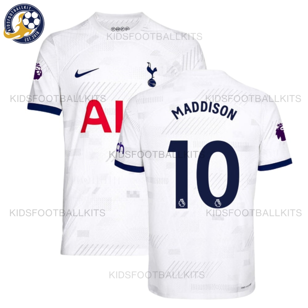 Tottenham Home Men Football Shirt Maddison 10