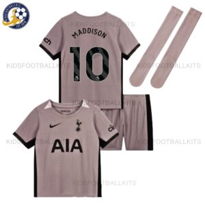 Tottenham Third Kids Football Kit Maddison 10