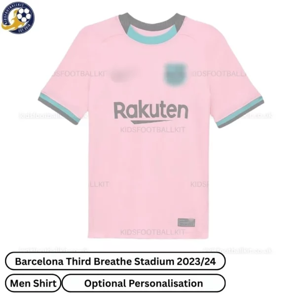 Barcelona Third Breathe Men Football Shirt - front view
