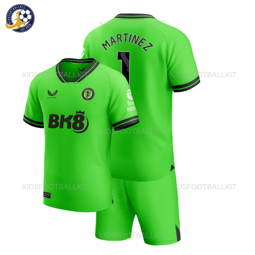 Aston Villa Away Goalkeeper Kids Kit MARTINEZ 1