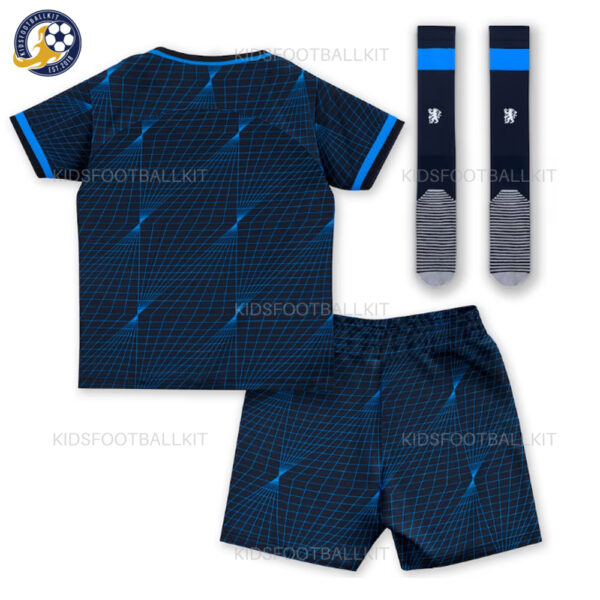 Chelsea Away Kids Football Kit Sponsor