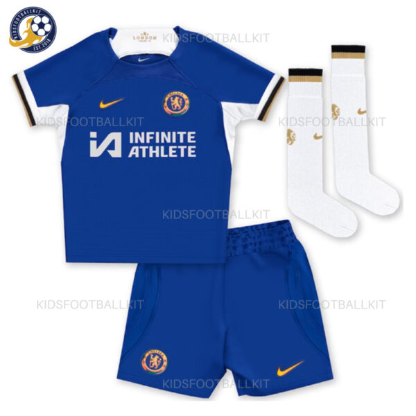 Chelsea Home Kids Football Kit Sponsor